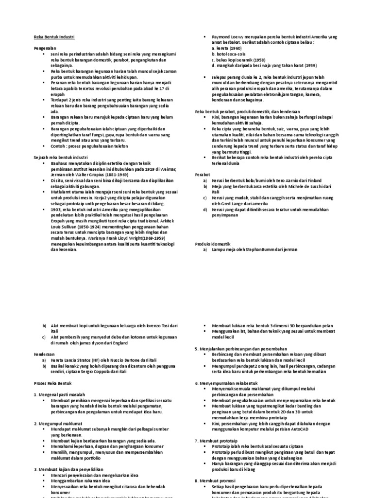Reka Bentuk Industri Pdf