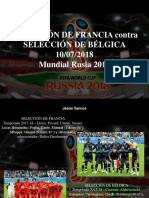 Jesús Sarcos - Selección de Francia Contra Selección de Bélgica, 10-07-2018, Mundial Rusia 2018