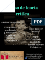 Curso de Teoría Crítica