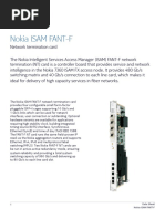 Nokia ISAM FANT-F Datasheet