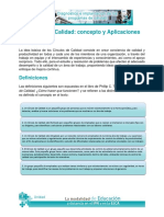 Círculos Calidad Concepto Aplicaciones