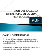 Aplicacion Del Calculo Diferencial en La Vida Profesional