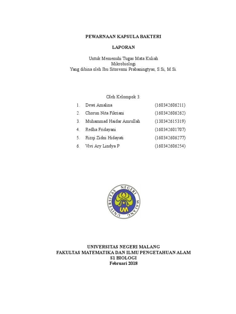 Laporan Praktikum Pewarnaan Gram Bakteri Fix | PDF