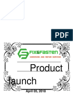 Product Launch: April 05, 2018