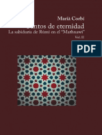 Marià Corbí “Cantos de Eternidad La Sabiduría de Rumi en El Mathnawi Vol II” 206 Pgs.