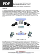 Testing Atas, Gateways, Voip PBXS, and Other Signal Processing Elements in Voip Networks