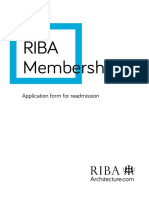 RIBA Readmission Form Guide