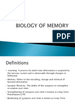 Biology of Memory