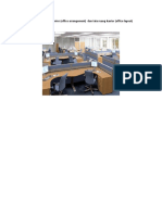 Penataan Interior Kantor (Office Arrangement) Dan Tata Ruang Kantor (Office Layout)