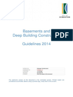 Basements and Deep Building Construction Guidelines