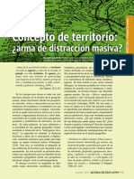 Concepto de Territorio ¿Arma de Destrucción Masiva?