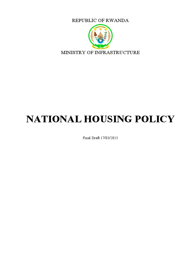 National Housing Policy | Affordable Housing | Sustainability