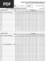 SF2 Daily Attendance Report Template | PDF | Human Life Stages | Human ...
