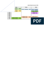 Jadwal Kulyeah Semester 7/2018 - K01 Waktu Senin Selasa Rabu 07.00 08.00 09.00 10.00 11.00 12.00 13.00 14.00 15.00 16.00 17.00