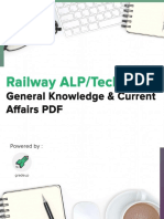 Static GK & Current Affairs - ALP - Tech Railways - 2018exam - ENG - pdf-86