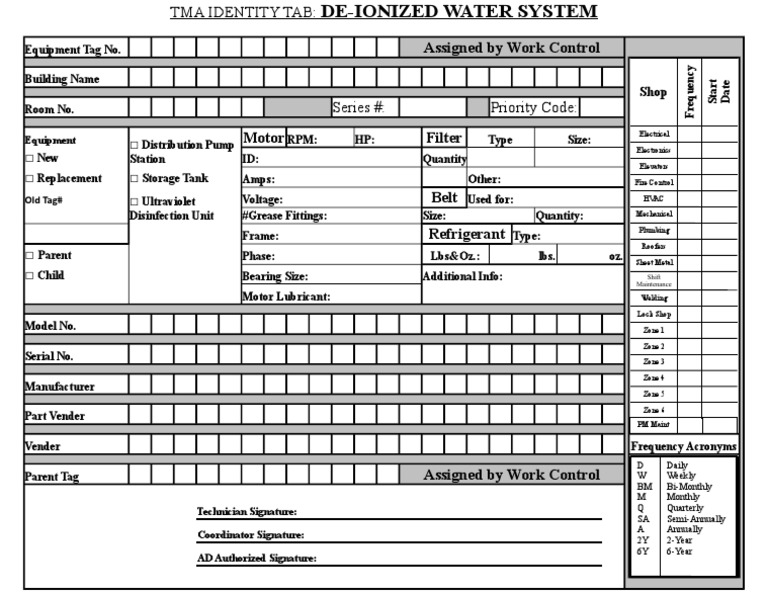 De-Ionized Water System | PDF | Mechanical Engineering | Electrical ...