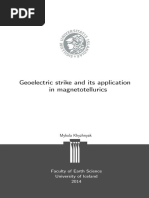 Geoelectric Strike and Its Application in Magnetotellurics