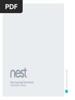 Nest Learning Thermostat: Installation Guide