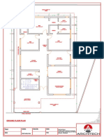 Ground Floor Plan: Dated: Client: Project: Sheet Title: Area: Architect