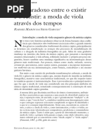 Um Paradoxo Entre o Existir e o Resistir (Rafael Marin da Silva Garcia)