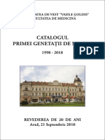 DR - Leoveanu T.ionut Horia-Catalogul Primei Generatii de Medici Vasile Goldis Arad 1998