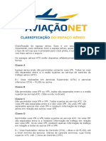 Classificação Espaço Aéreo