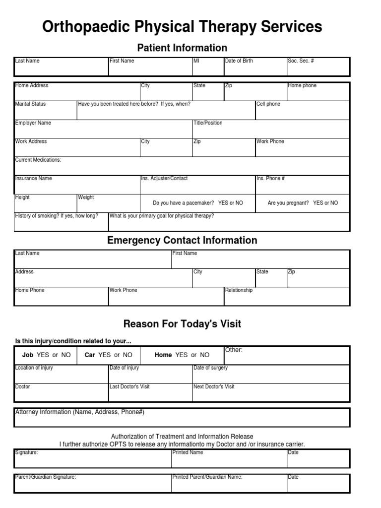 Patient Data Sheet | PDF | Physician | Health Care