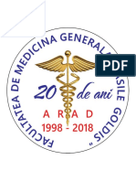 DR.LEOVEANU T.IONUT HORIA-Insigna Revedere 20 de ani absolvire medicina Vasile Goldis Arad 1998-2018