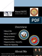 Naval ROTC Recruiting Brief