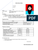 Daftar Riwayat Hidup