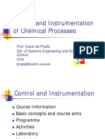 Control and Instrumentation of Chemical Processes