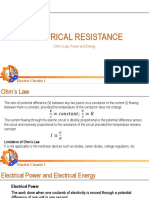 Electrical Resistance Lecture 2