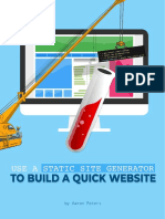 Use A Static Site Generator To Build A Quick Website