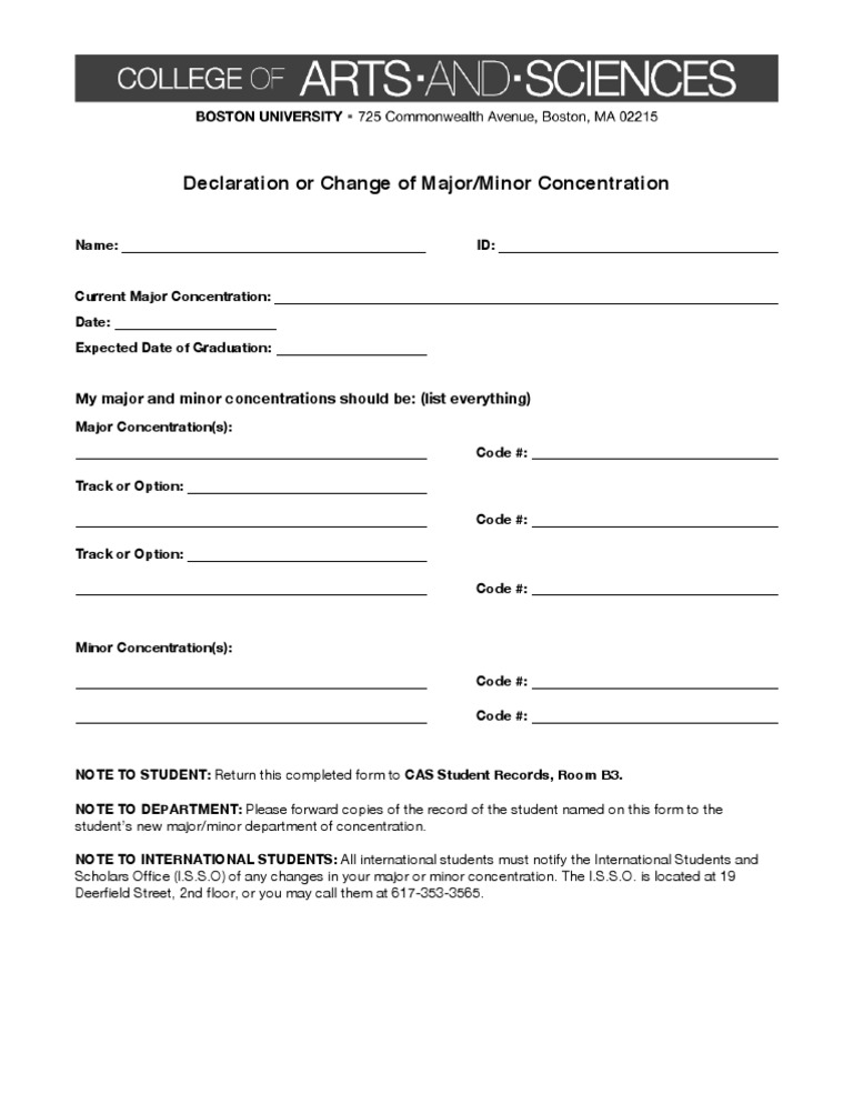 Major Minor Declare | PDF | Computers