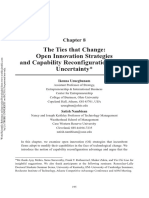 (Uzuegbunam & Nambisan, 2018) the Ties That Change _ Open Innovation Strategies and Capability Reconfiguration Under Uncertainty