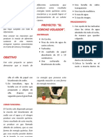 Triptico Proyecto de Cohete