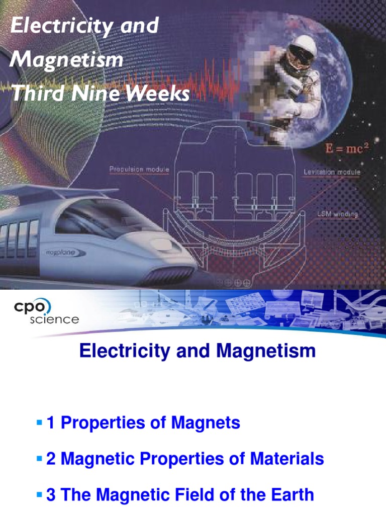 Electricity and Magnetism Overview | PDF | Electromagnetic Induction ...
