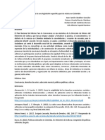 La Inexistencia de Una Legislación Específica para La Música en Colombia