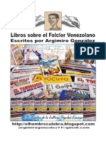 Libros sobre el Folclor Venezolano  
