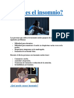 Qué Es El Insomnio PDF GRATIS.