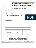 CPT TFT-LCD Technical Specification