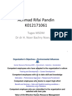 Achmad Rifai Pandin K012171061: Tugas MSDM DR DR H. Noer Bachry Noer, MSC