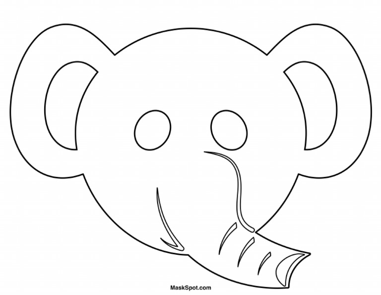 elephant-mask-to-color-pdf