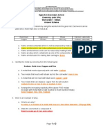 Metals Worksheet 1