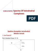 Electronic Spectra of Tetrahedral Complexes