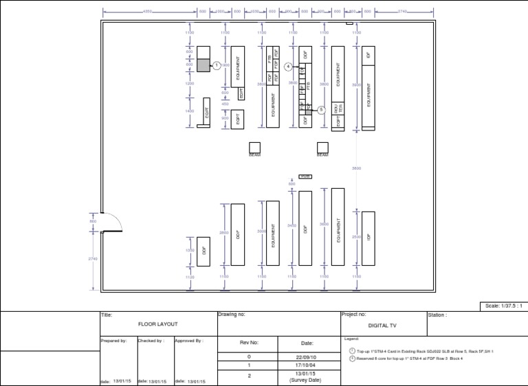 Floor Layout and Equipment Details | PDF