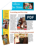 Sims Aug-Sept 2010 Newsletter