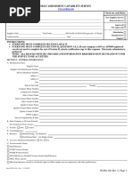 Self Assessment Capability Survey