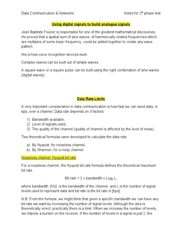 Lecture Notes 2 | PDF
