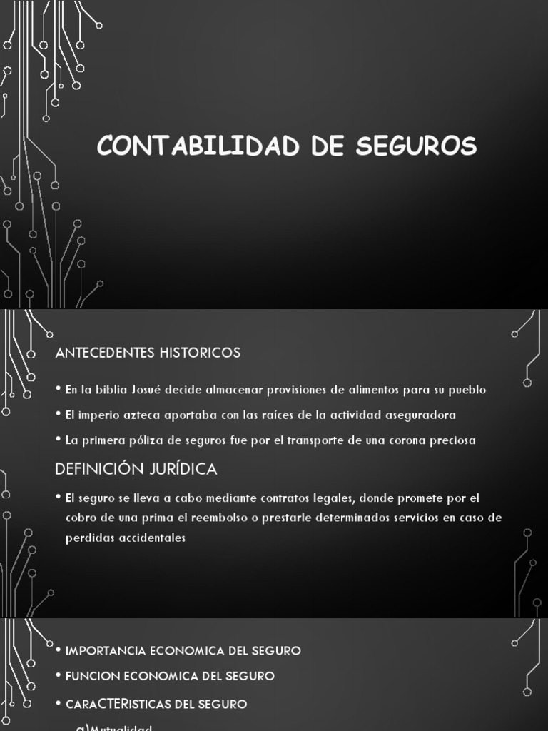 Contabilidad de Seguros en Bolivia | PDF | Seguro | Industrias de servicio